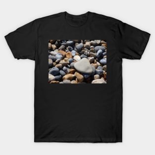 Pebbles on the beach T-Shirt